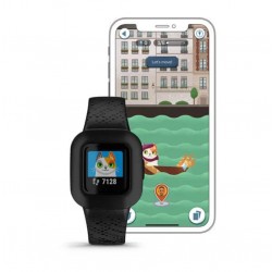 Garmin vívofit jr. 3 – Black Cosmic & Peach Leopard